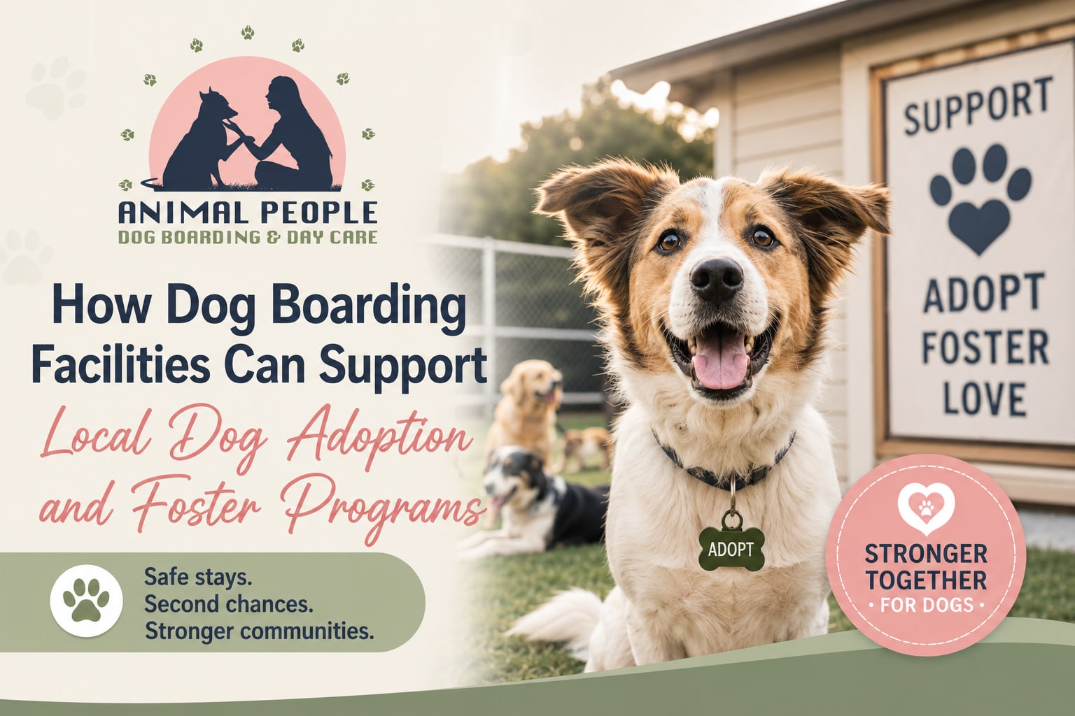 How Dog Boarding Facilities Can Support Local Dog Adoption and Foster Programs Search Image
