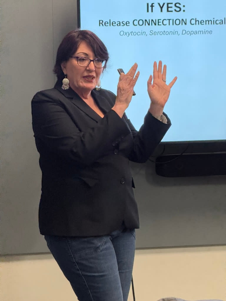 Dr. Susie Hansley presenting