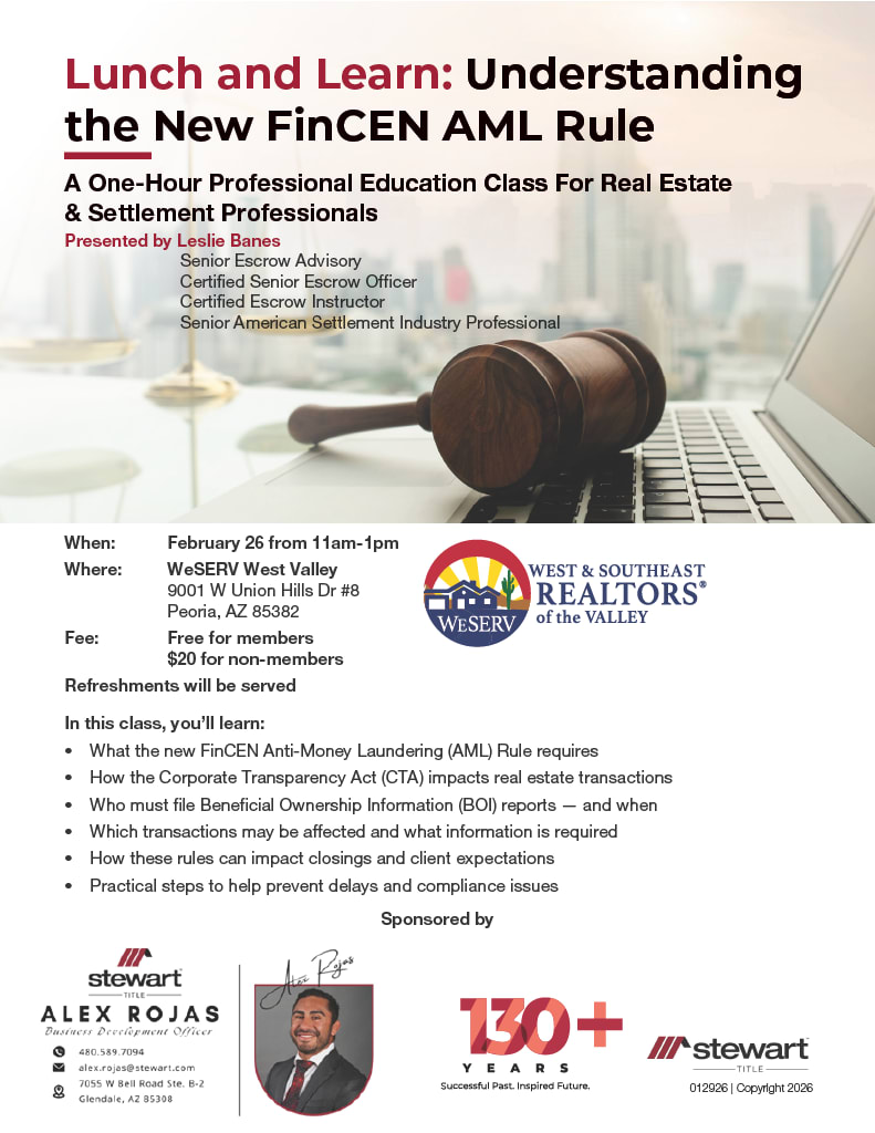 Lunch and Learn: Understanding the New FinCEN AML Rule