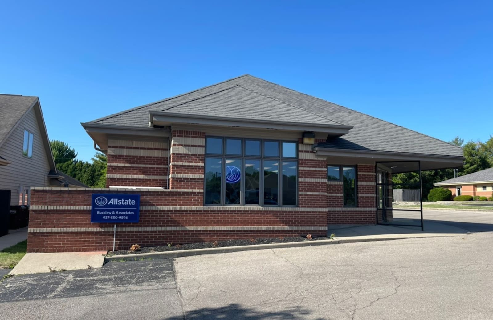 Exterior of Bucklew Insurance office in Springboro, Ohio