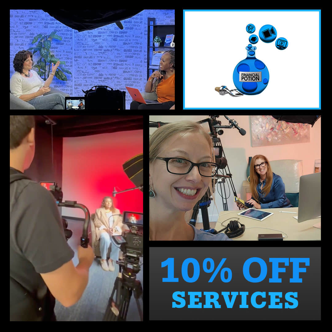 Financial Potion Branded Image Offering 10% Off