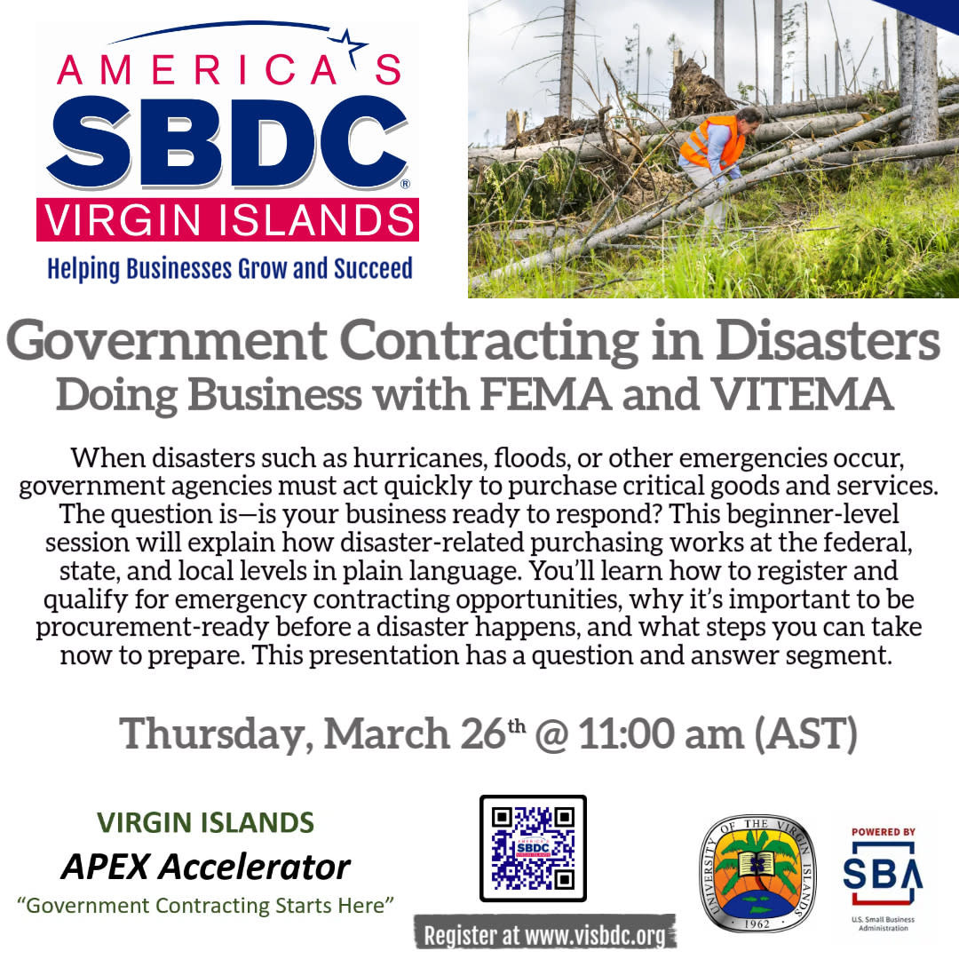 Government Contracting in Disasters