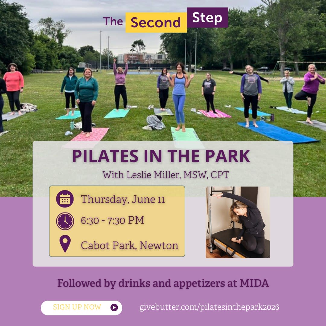 people doing pilates in a park