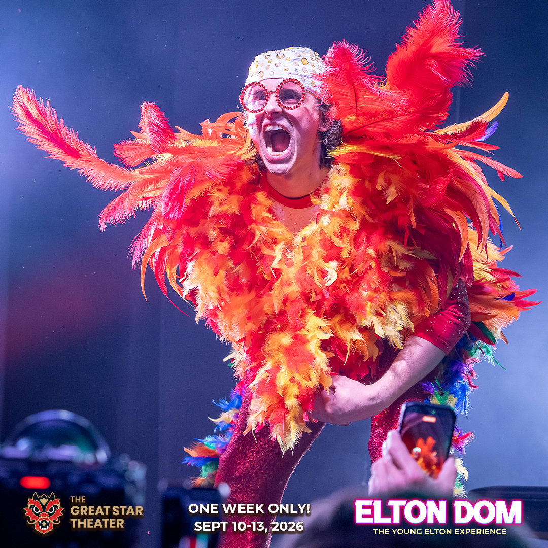 Elton Dom: The Young Elton Experience, Sept 10-13 at Chinatown's Historic Great Star Theater