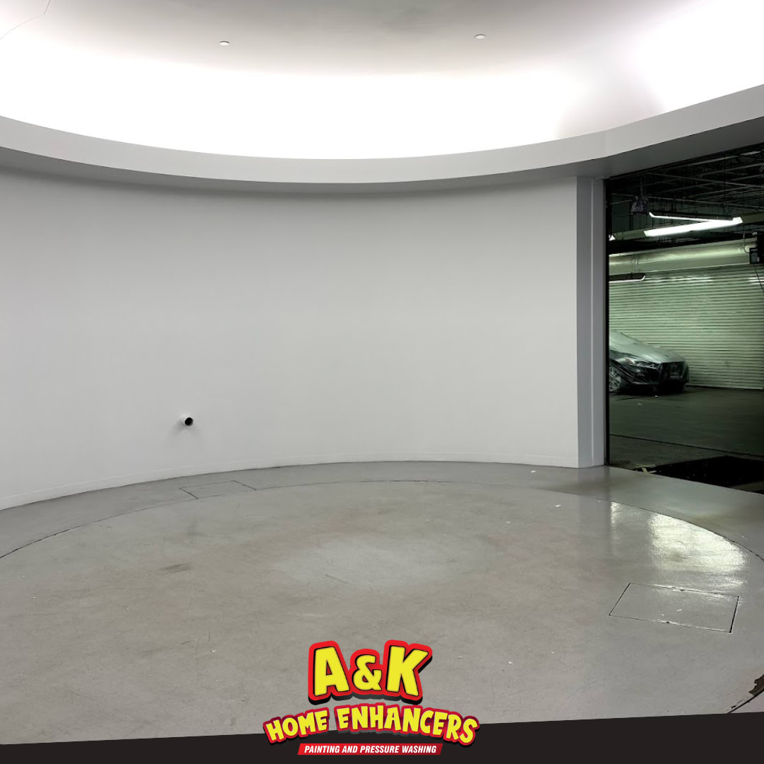Completed interior commercial painting for a CarMax facility in New Jersey