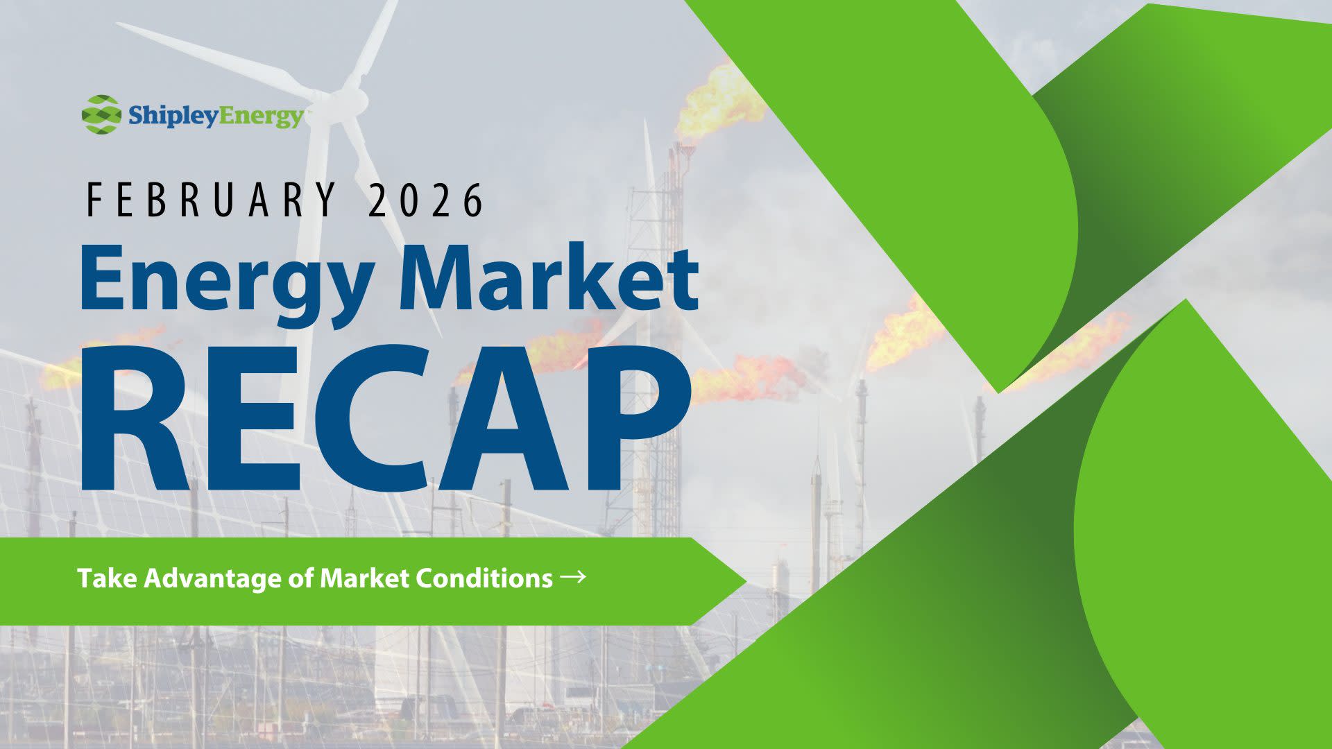 February Energy Market Recap Banner