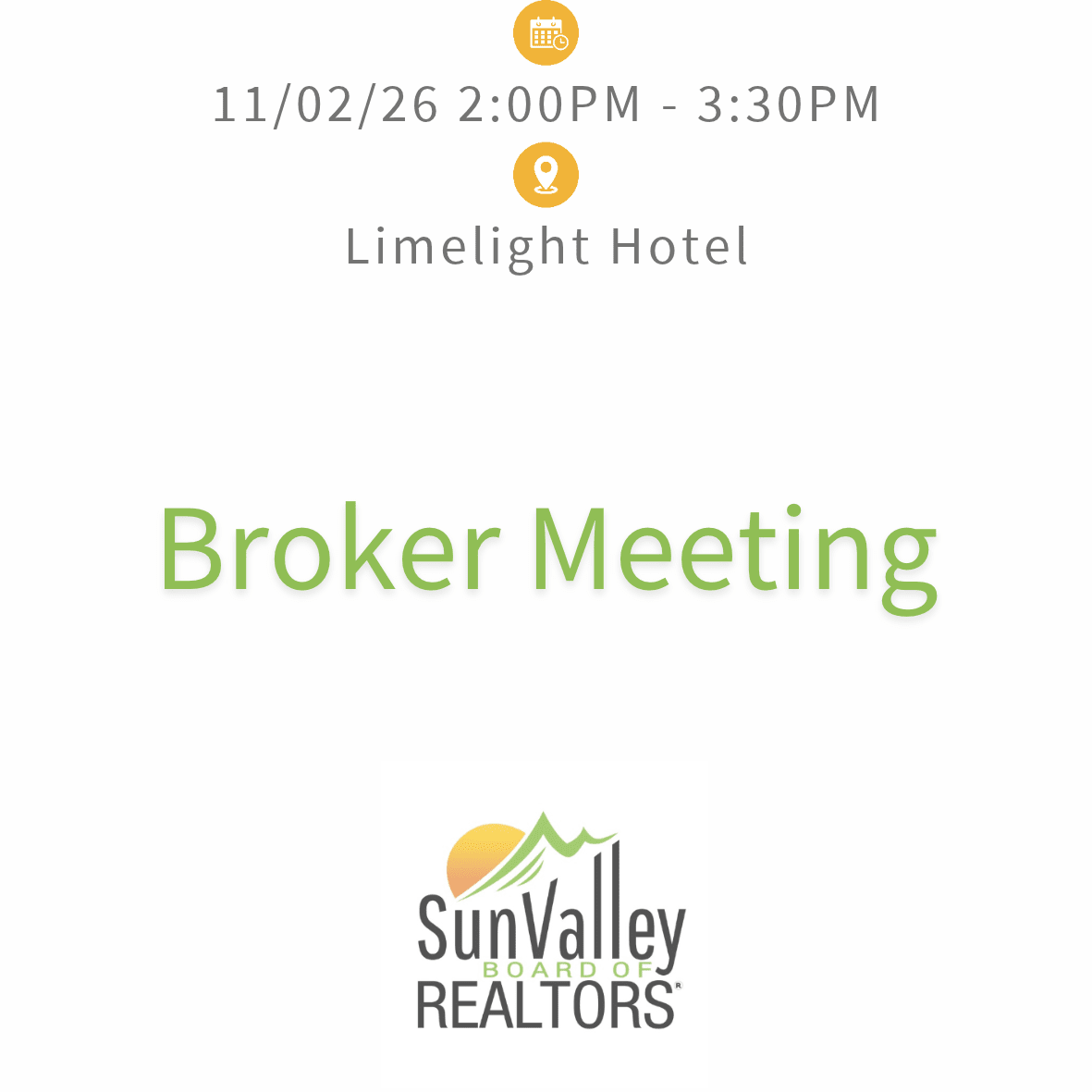 Broker Meeting