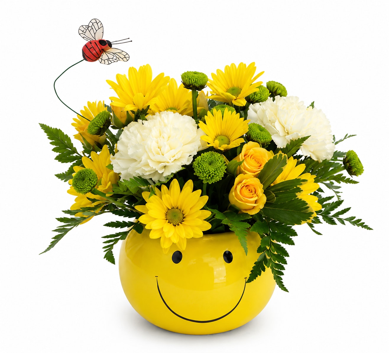 Smiley Face Mug  Glenda's Lakewood Flowers