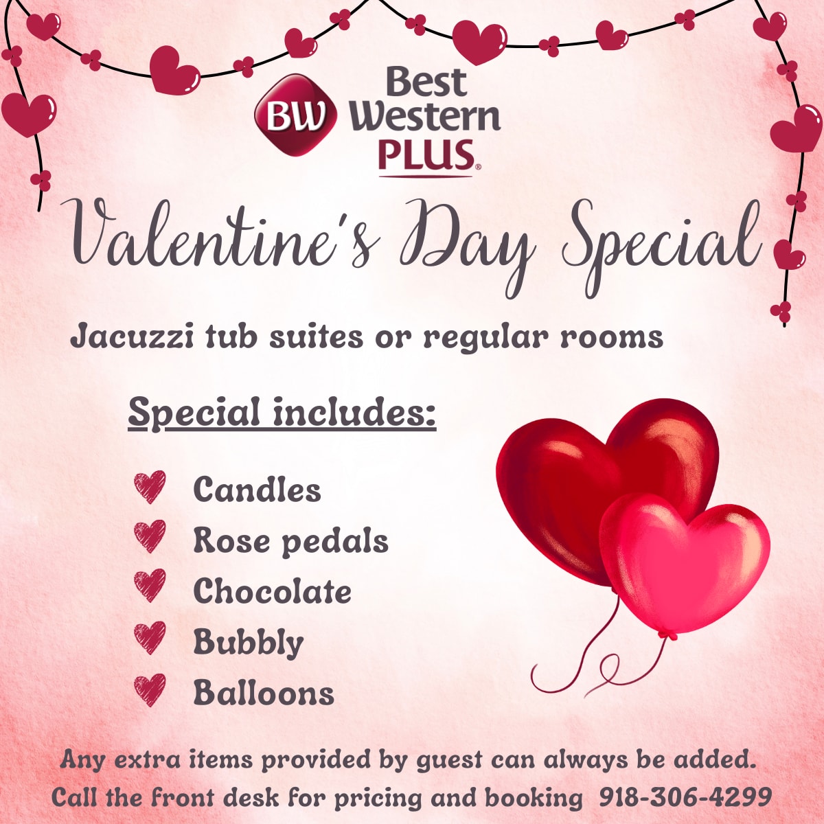 Best Western Valentine's Day Special Graphic