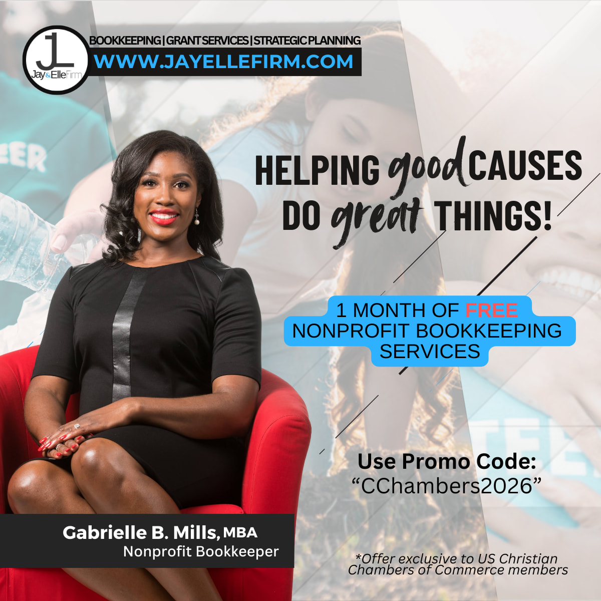 USCCC Ad Image 1 month Free Bookkeeping Services