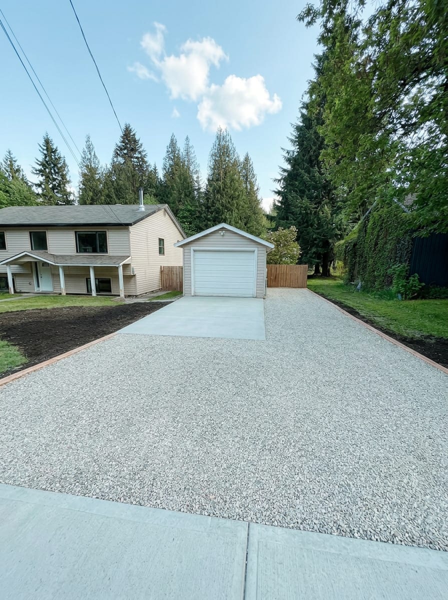 Parking Gravel Road Installation Revelstoke BC