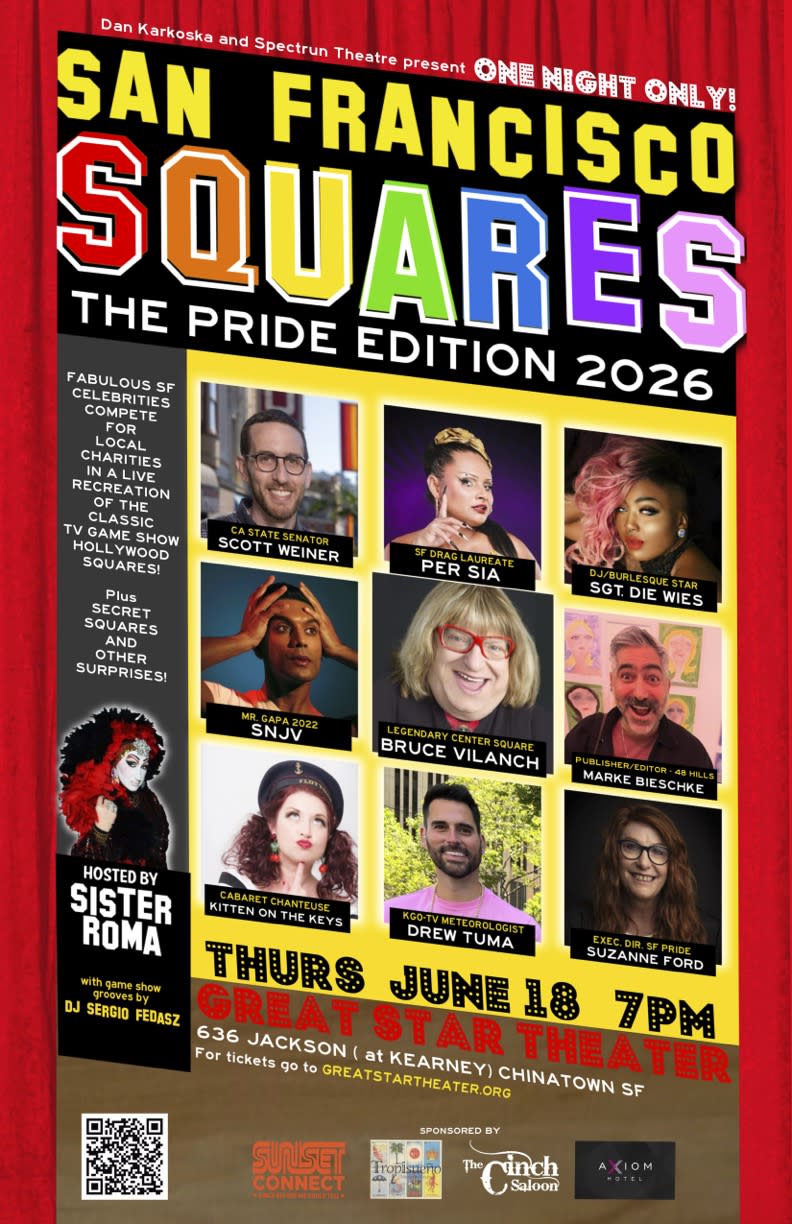 sf squares poster