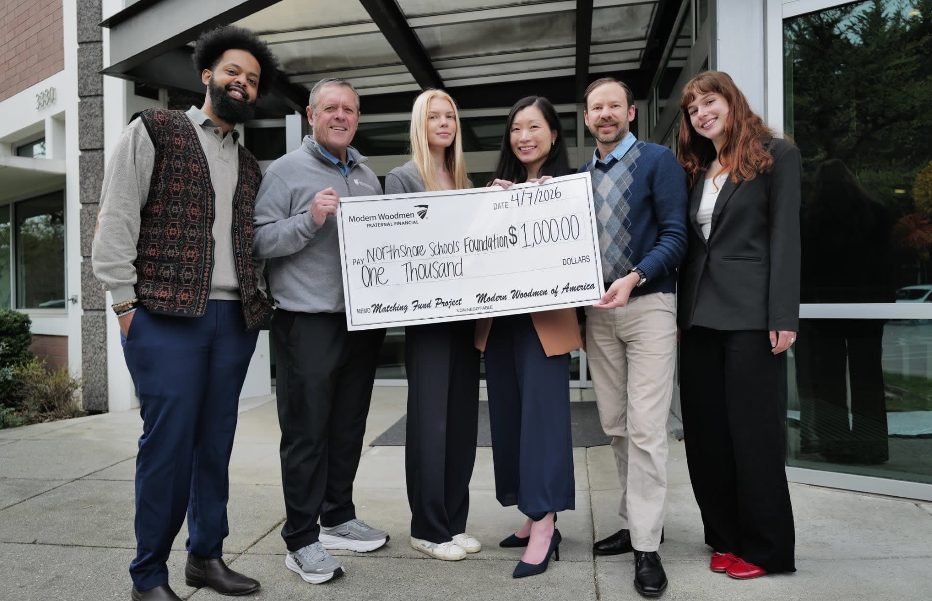 Northshore Schools Foundation with Modern Woodman