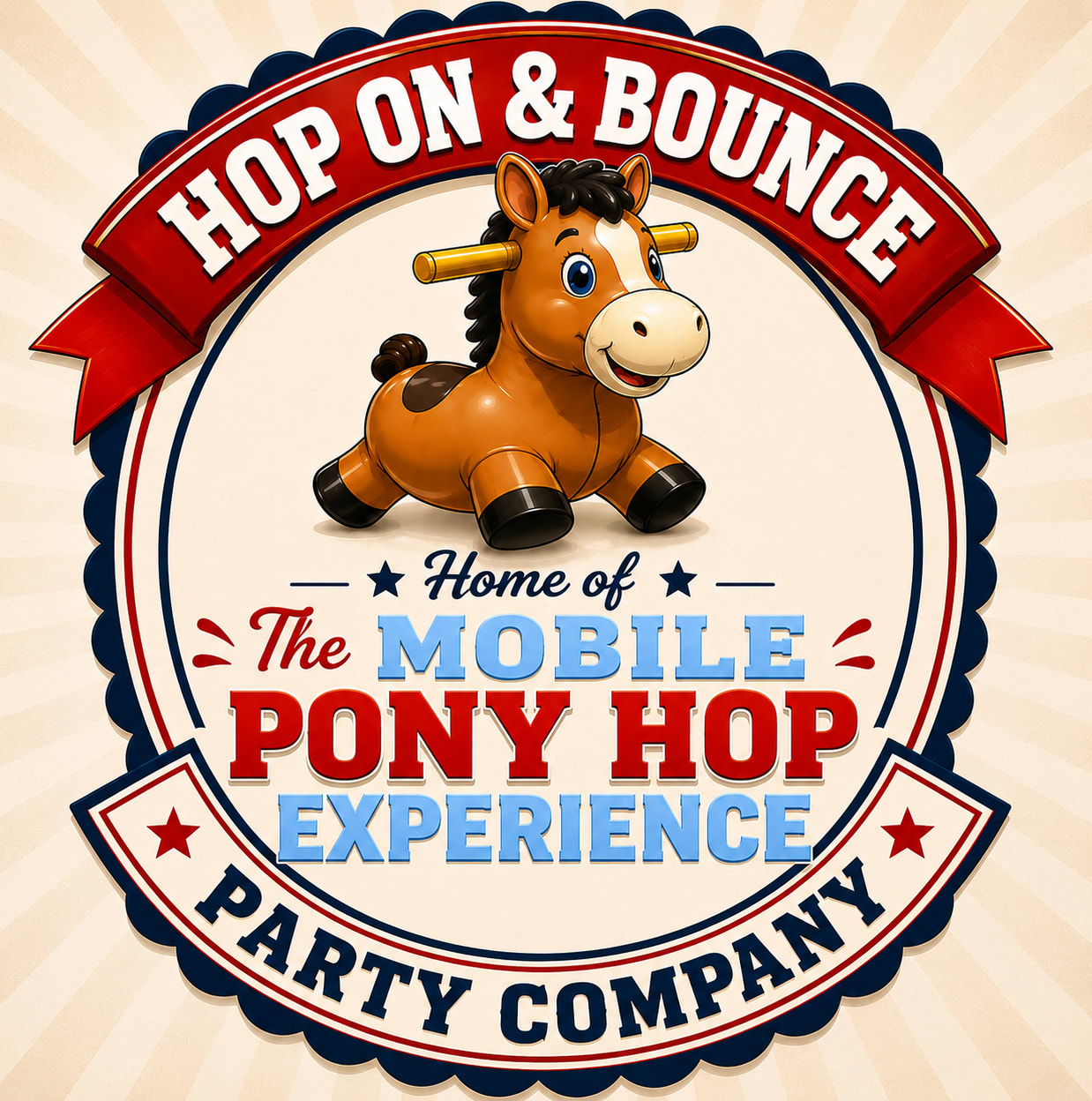 Hop On & Bounce Party Company – Home of the Mobile Pony Hop Experience