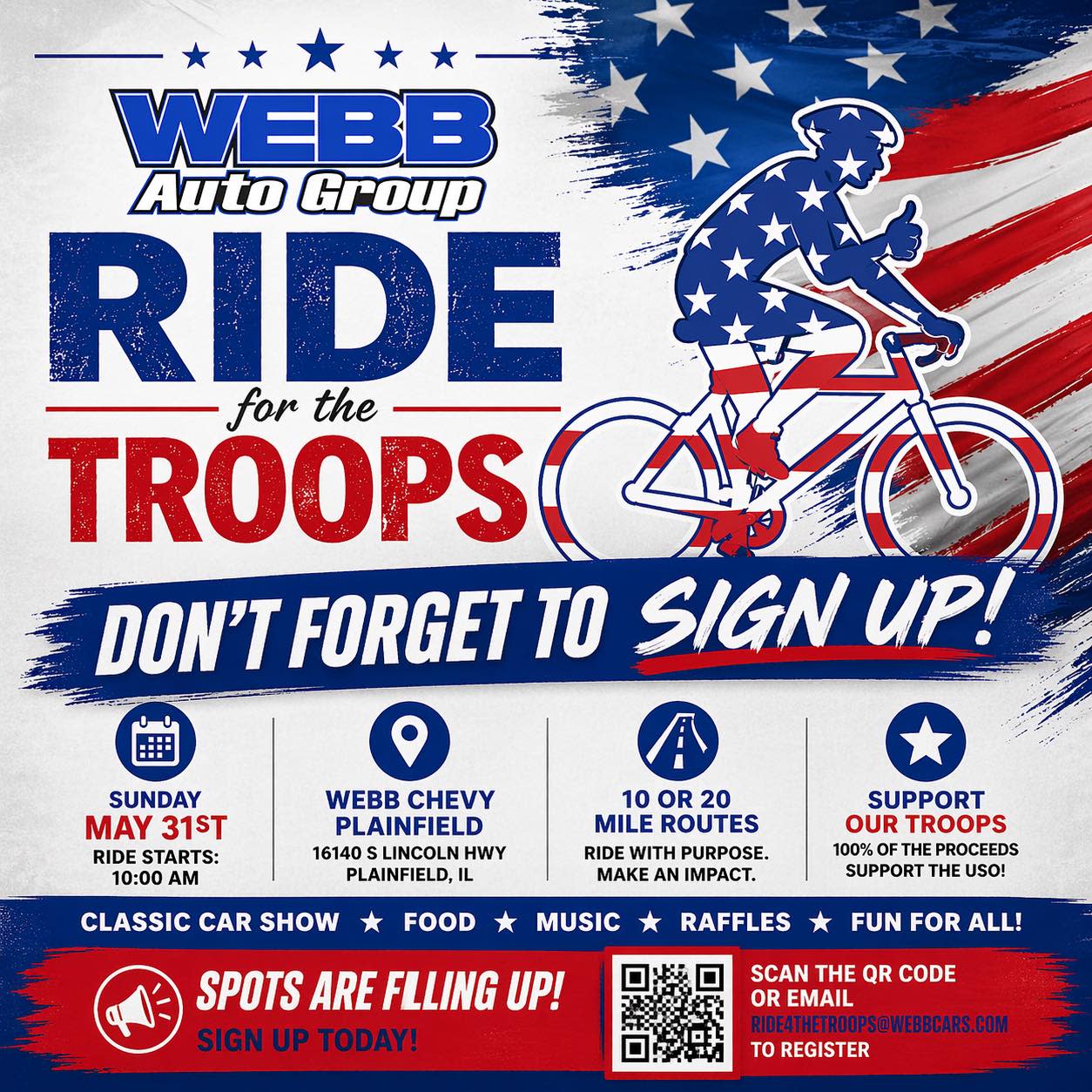 Webb Auto Group Ride for the Troops