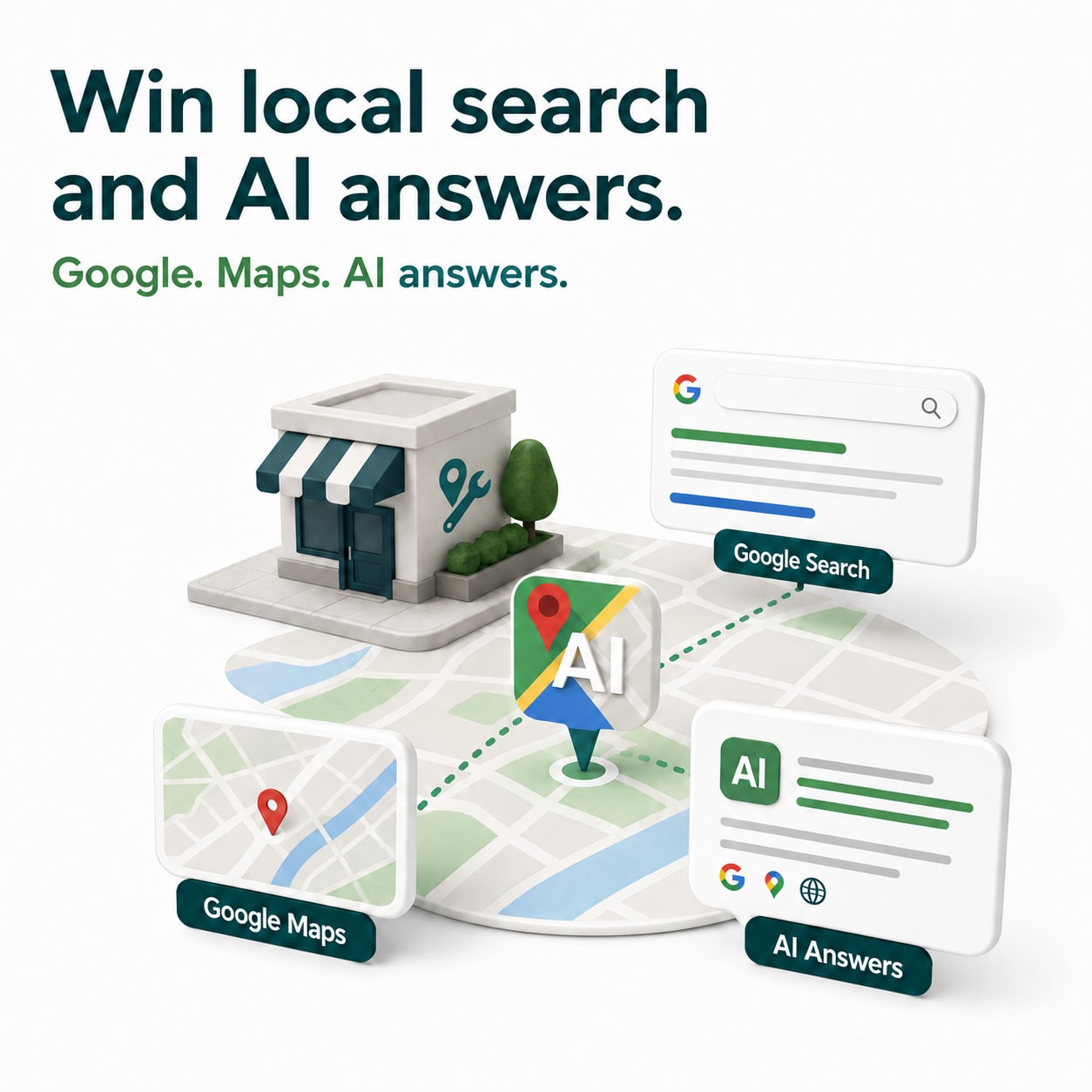 Win Local Search and AI Answers