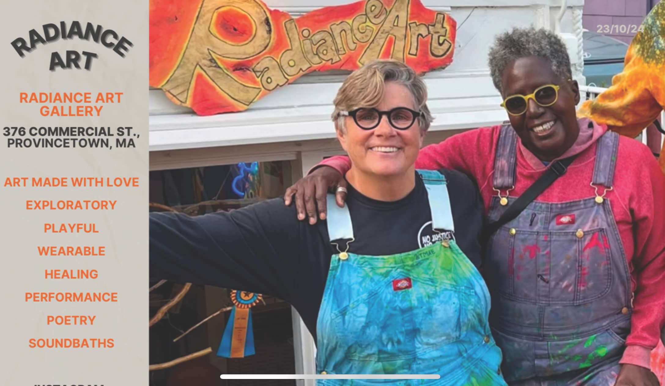 Gallery Owners Myra Kooy and Kate Wallace Rogers