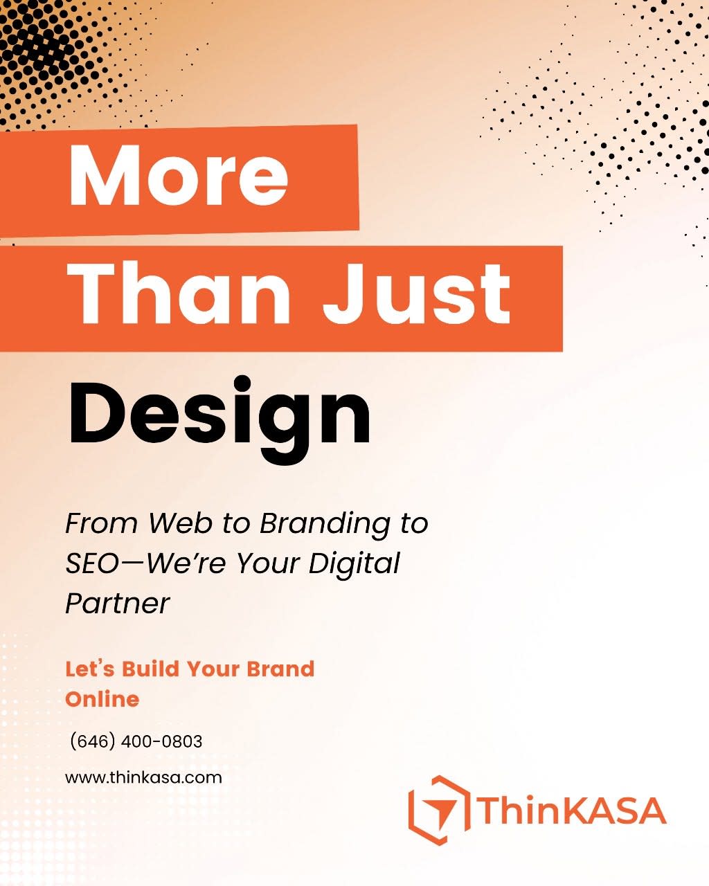 ThinKASA — More Than Just Design. Your digital partner for SEO, branding, and web services.