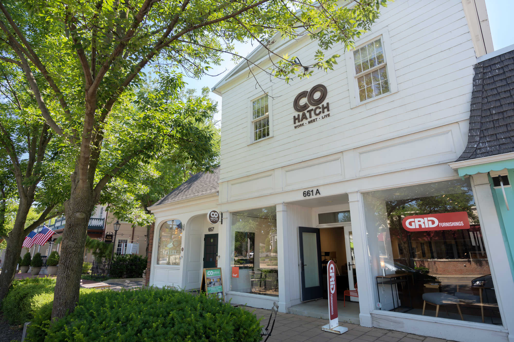 image shows the front facade of COhatch Worthington - the Hardware Store