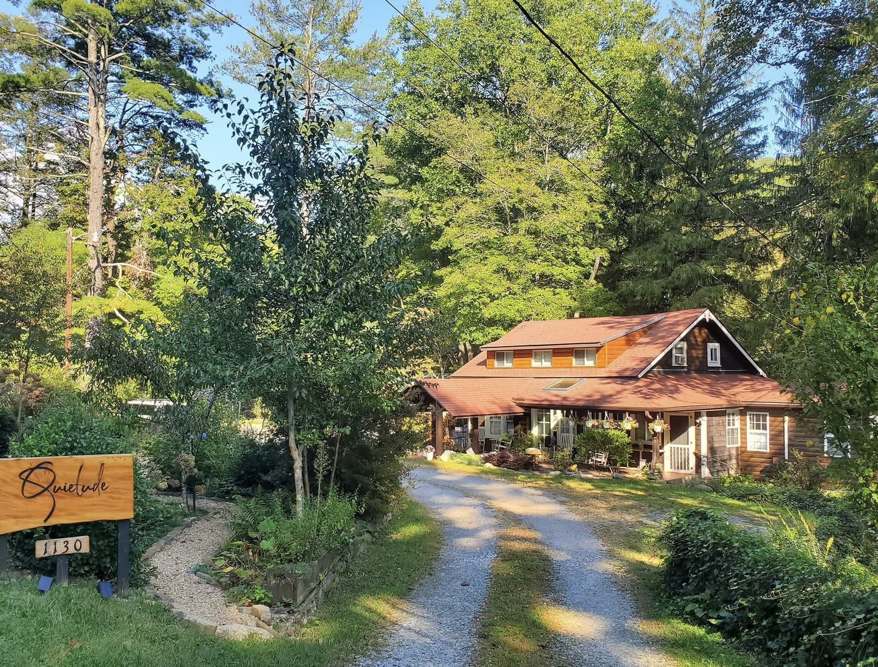 Quietude Retreat Center in Black Mountain, a sanctuary for reflection, renewal, personal growth, and community connection.
