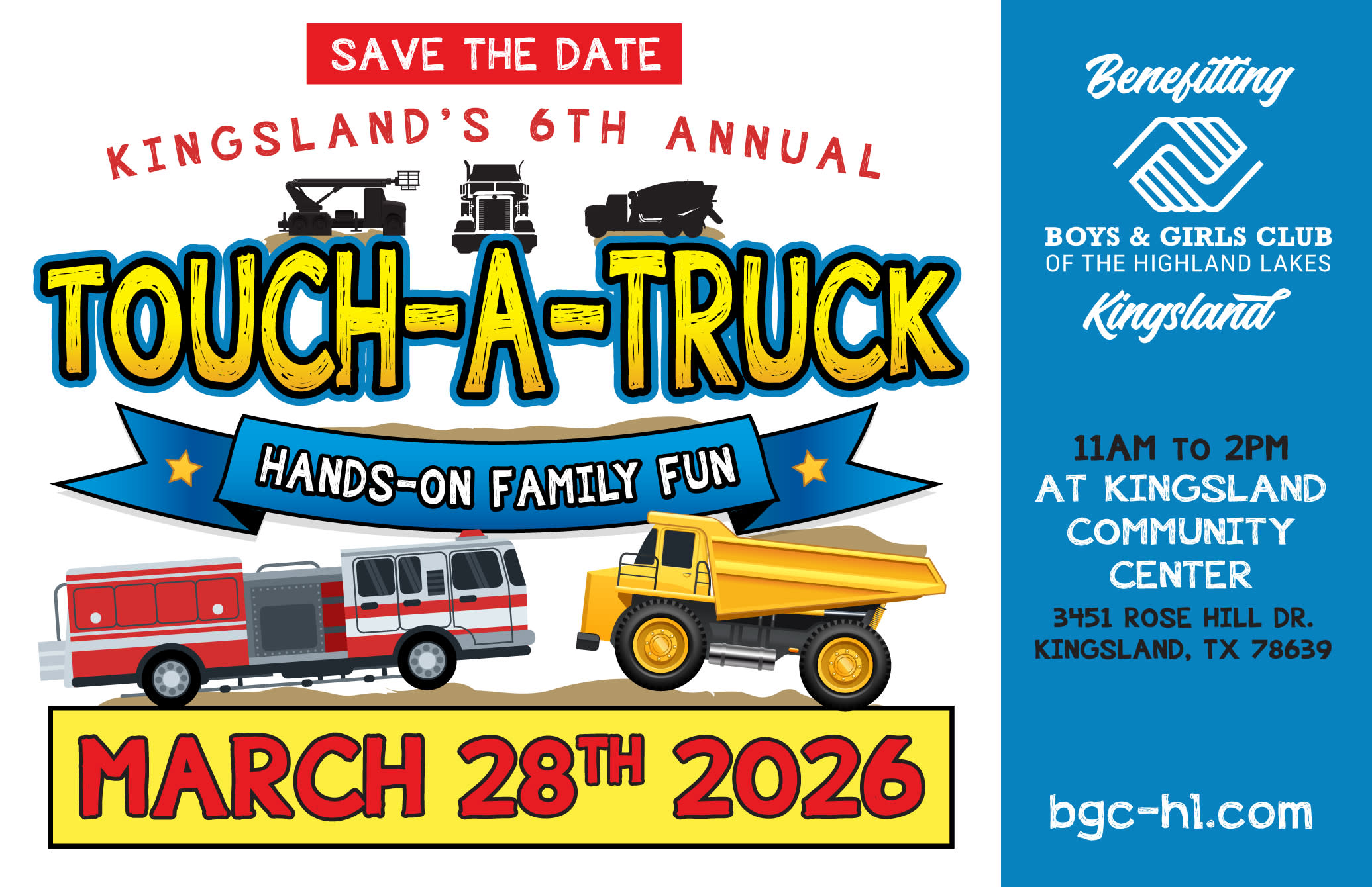 You don't want to miss the Touch-A-Truck event!