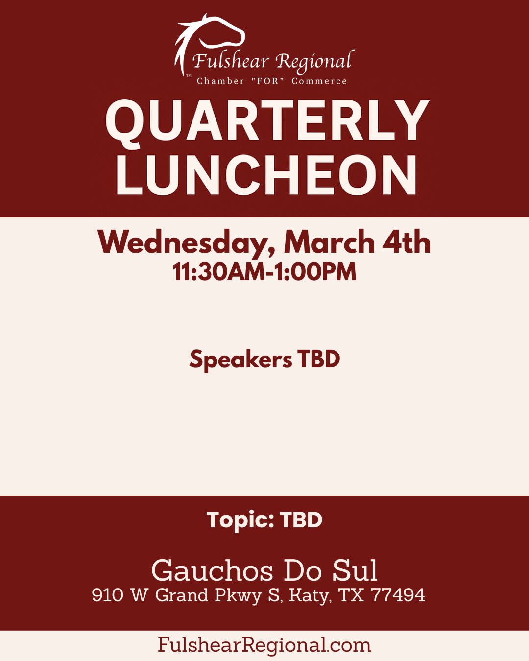 Quarterly Luncheon