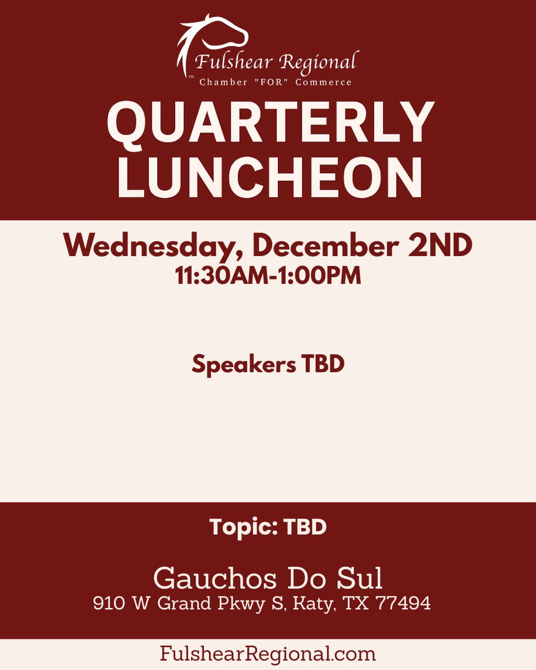 Quarterly Luncheon