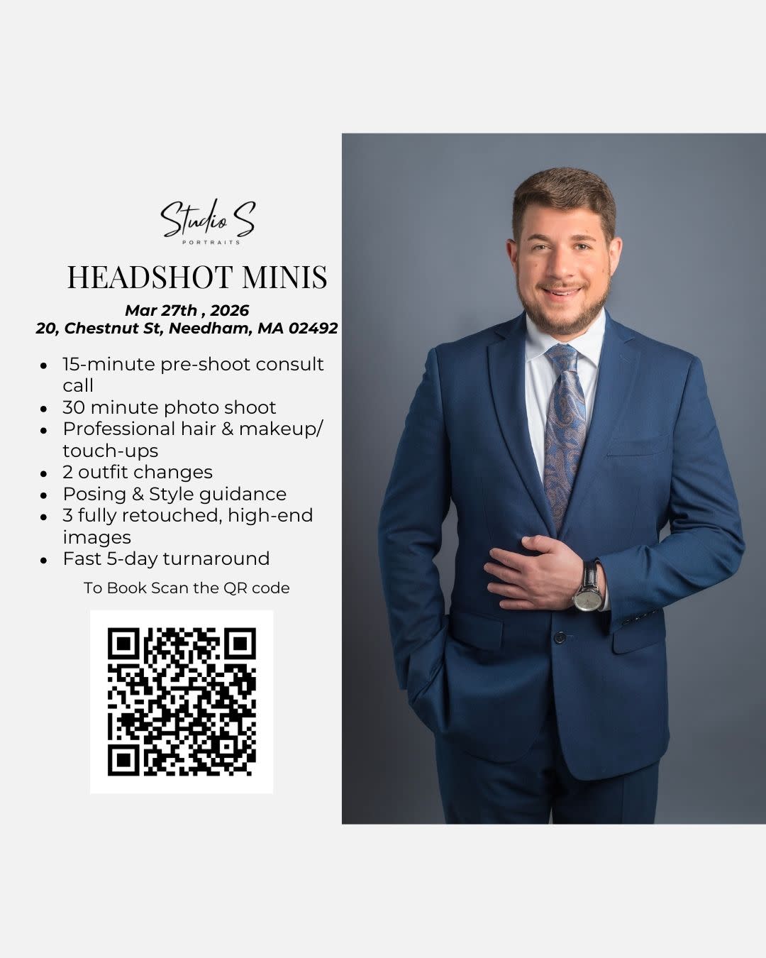 Headshot Mini for Metrowest Boston Executives