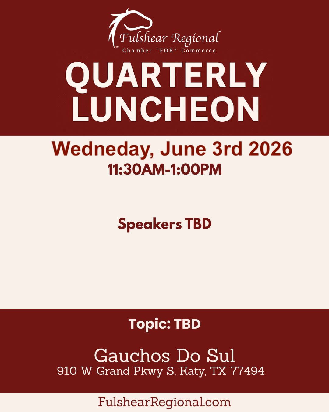Quarterly Luncheon