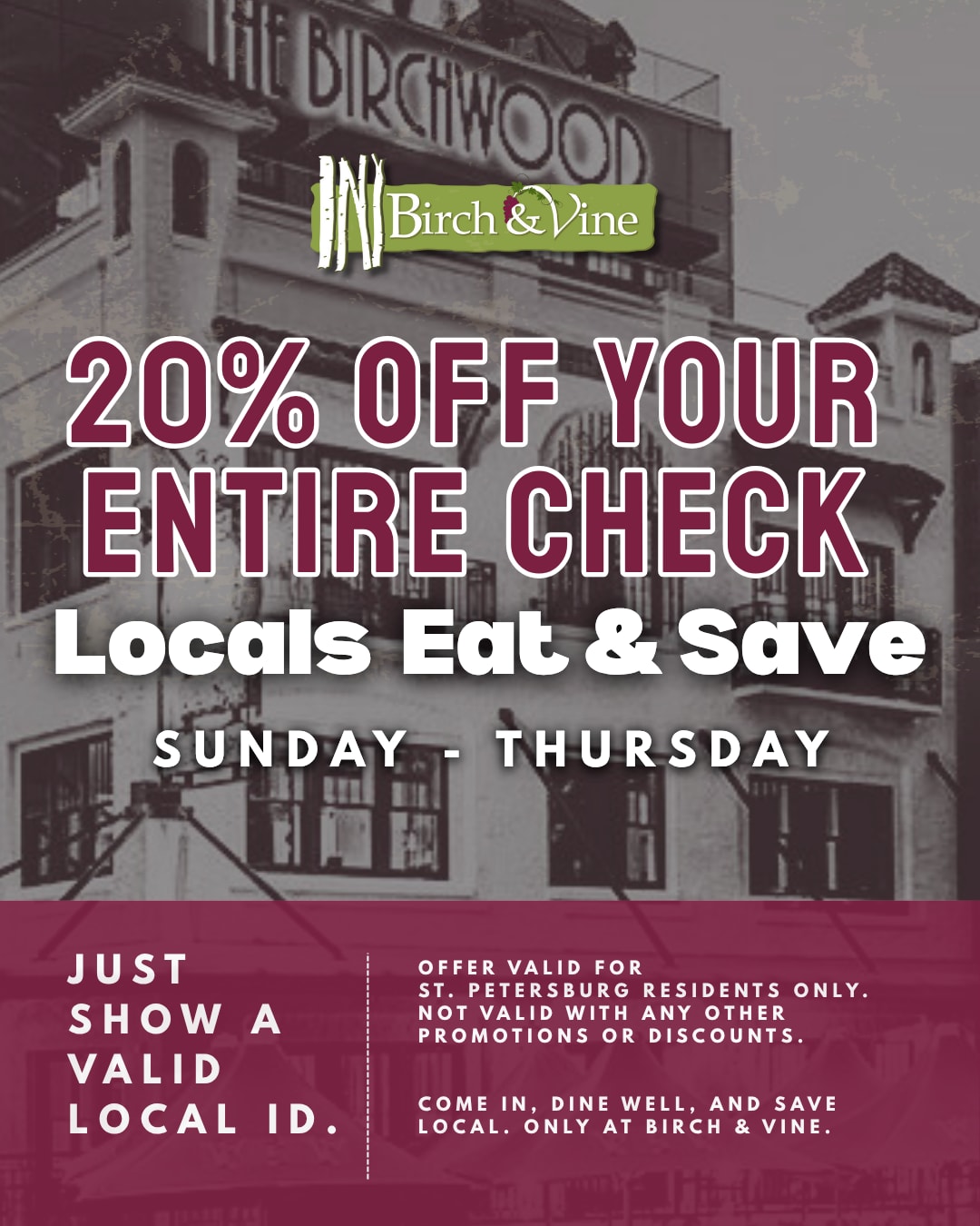 Birch and Vine at The Birchwood