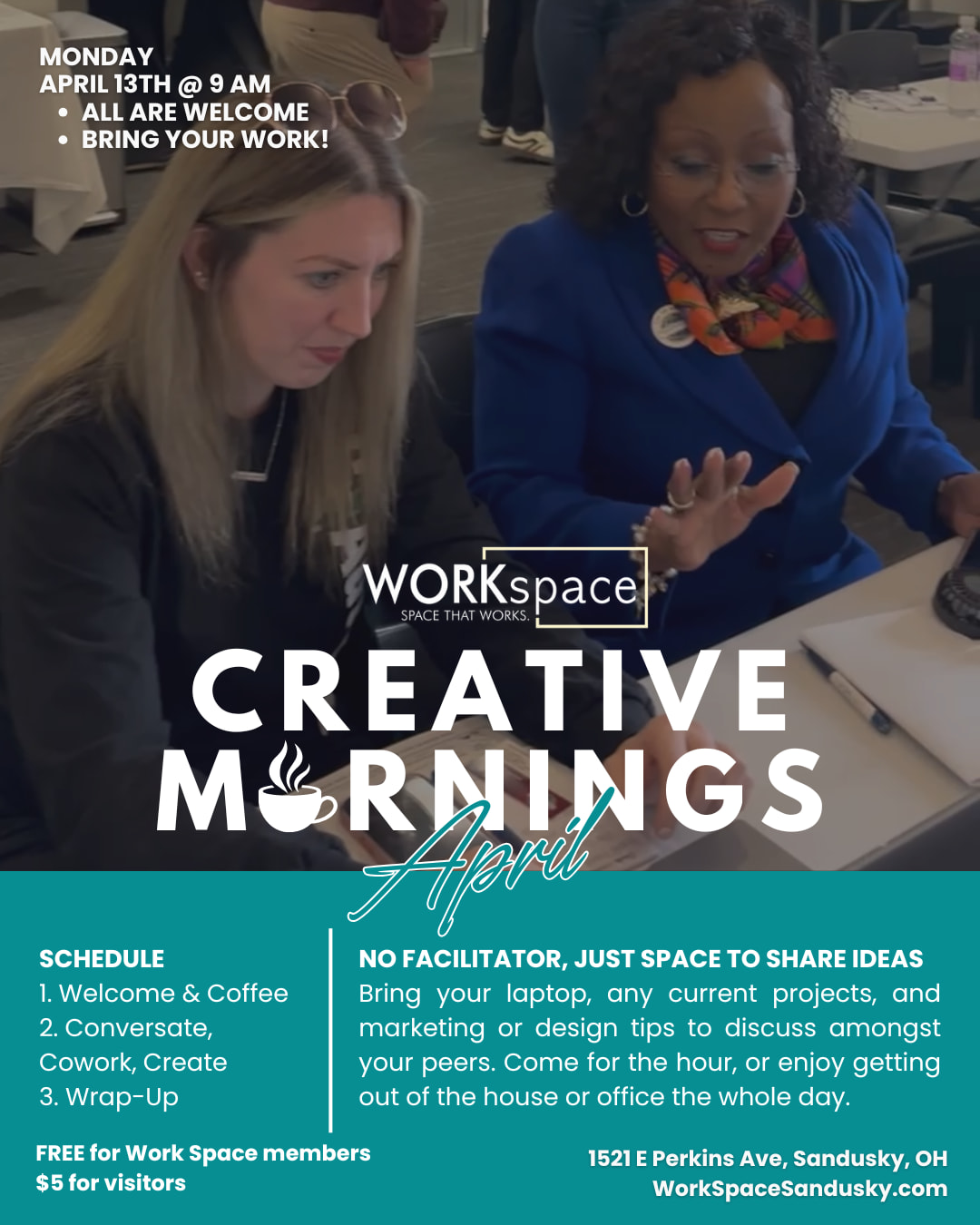 Work Space April Creative Morning