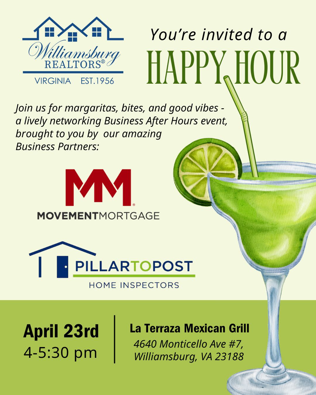 Happy Hour April 23