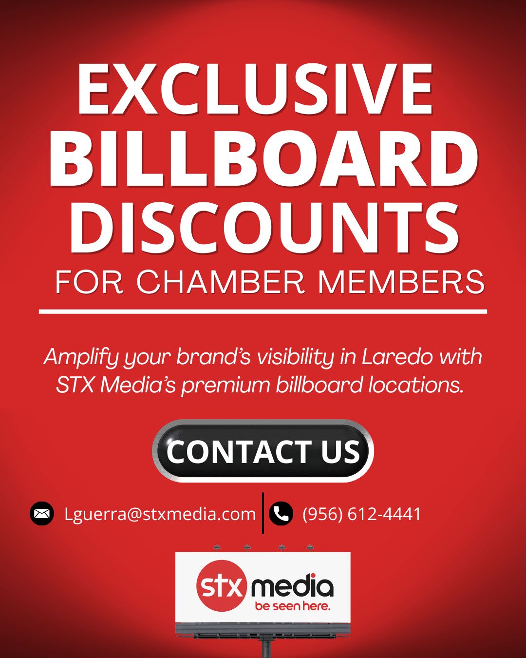 Exclusive Billboard Discounts for Chamber Members