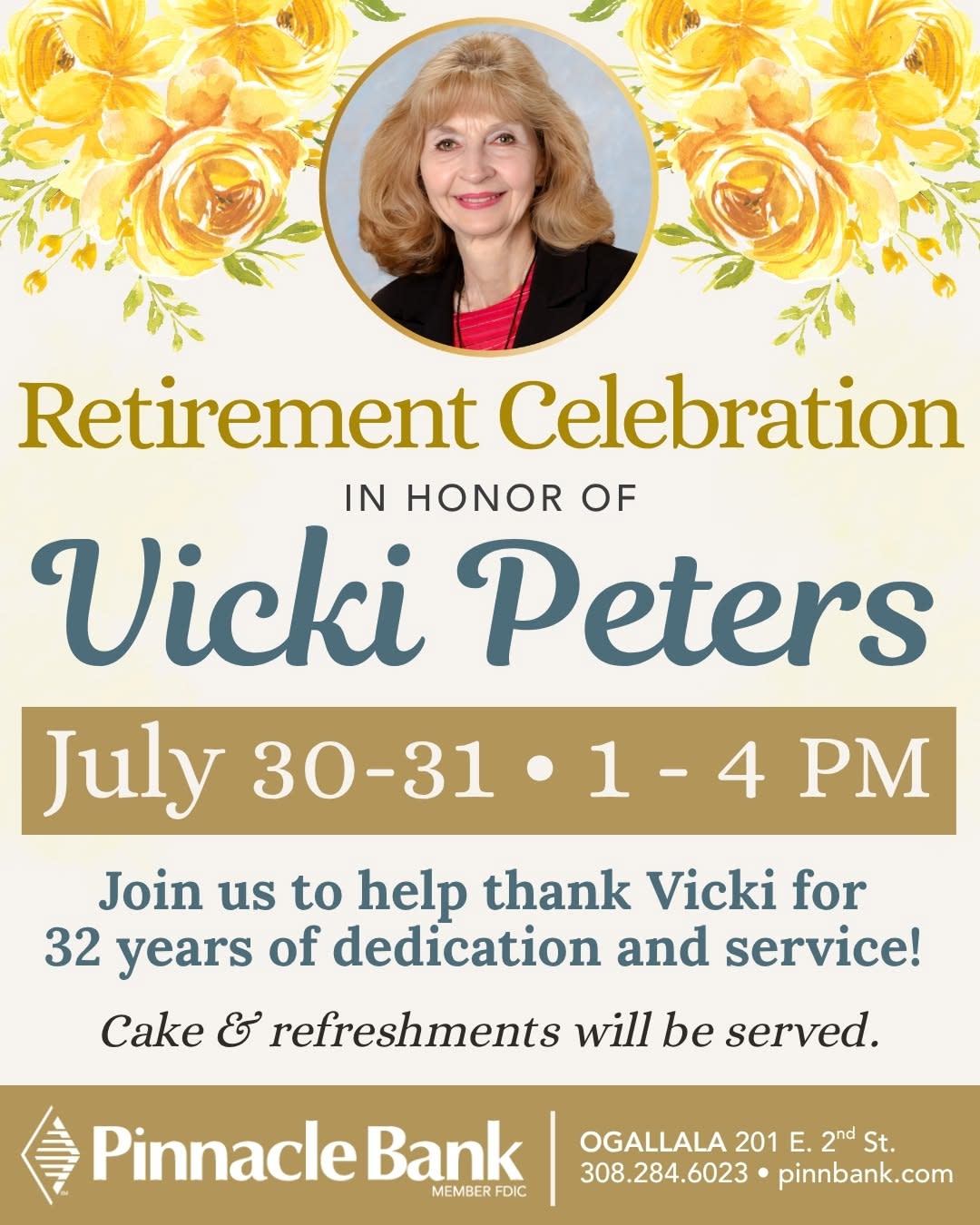 Vicki Peters Retirement