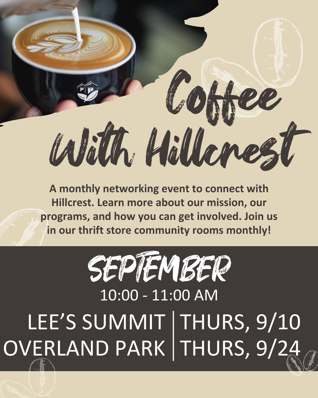 September Coffee with Hillcrest - 9/10
