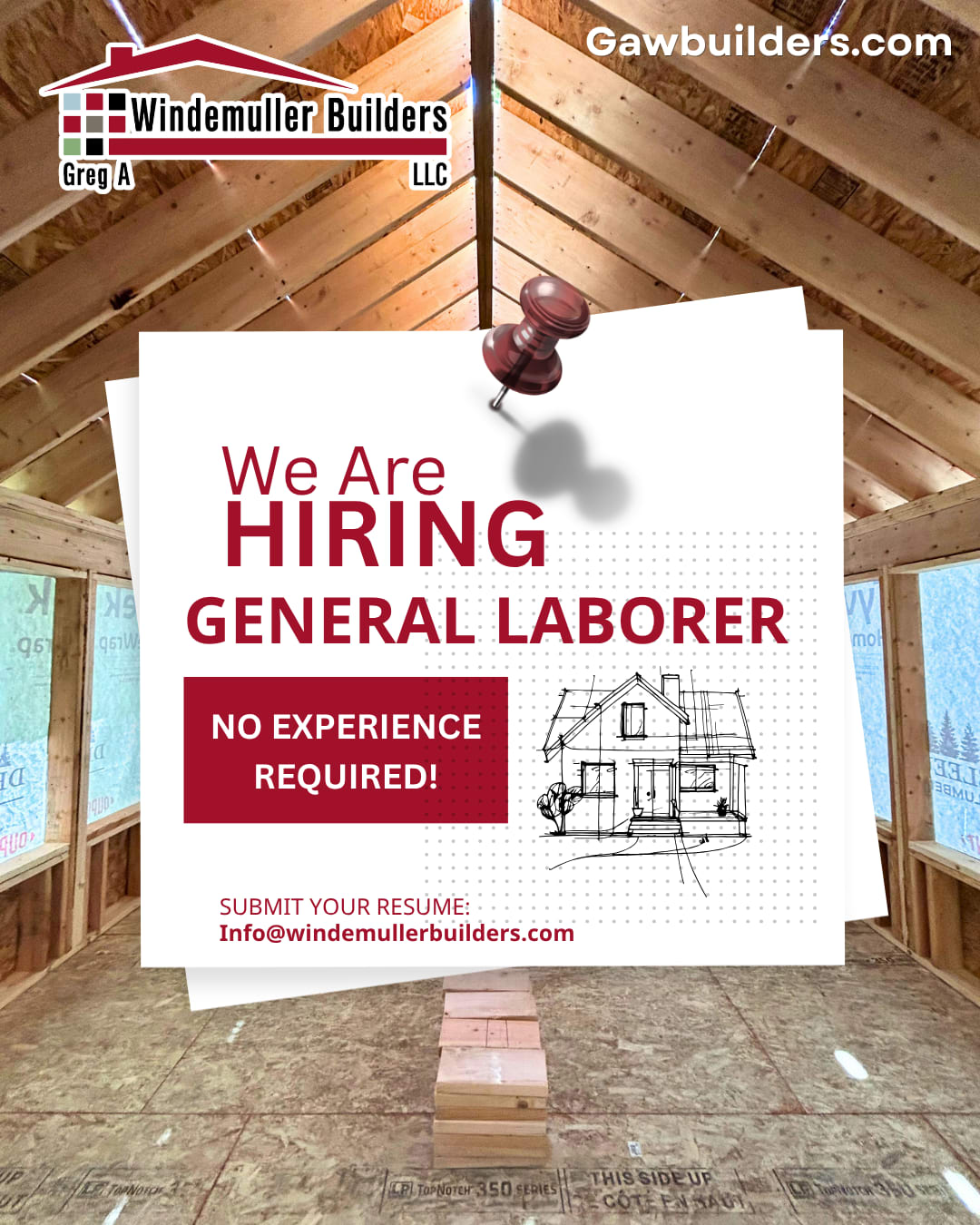 Greg Windemuller Builders is Hiring