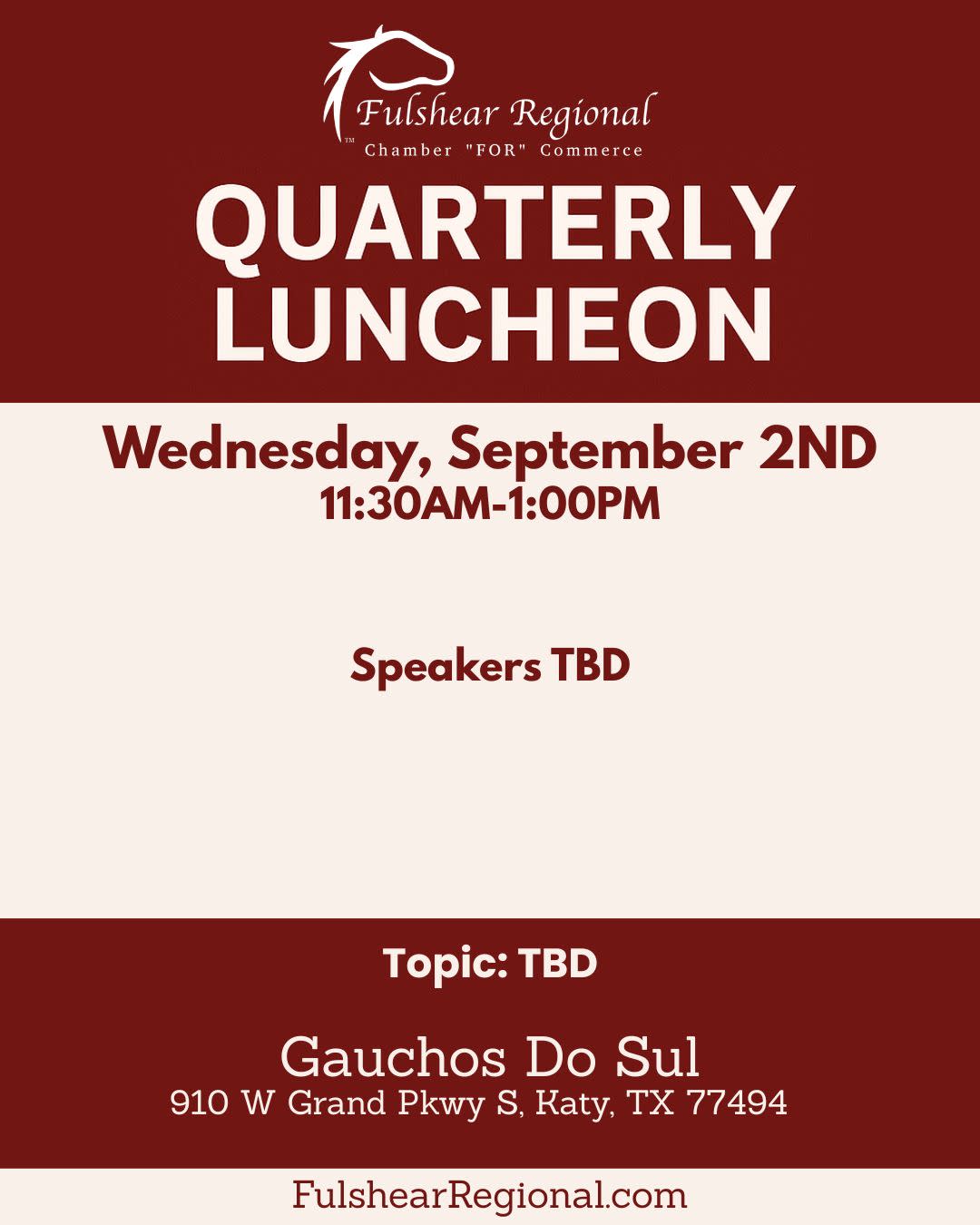 Quarterly Luncheon