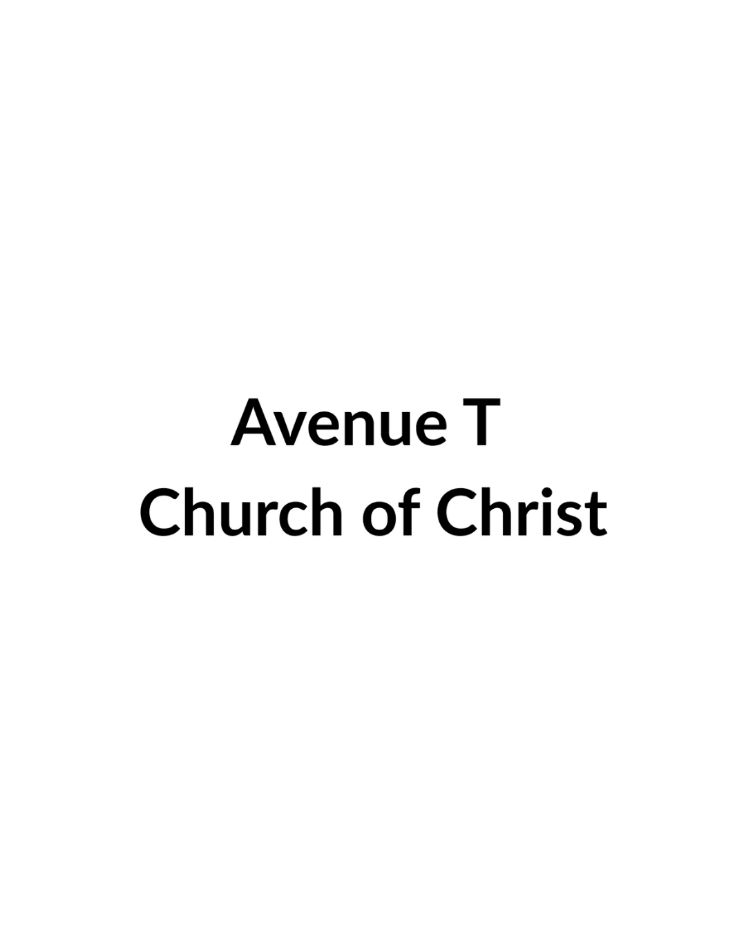 Avenue T Church logo