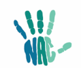 Nevada Autism child's hand in blue and Green logo