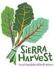 Sierra Harvest logo with 3 colorful leaves of lettuce