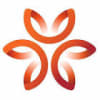 Sierra Nevada Memorial Hospital- Dignity Health logo in Orange loops forming an abstract flower