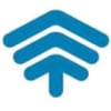 Sierra Nevada Memorial Hospital Foundation logo, blue graphic arrow with repeating inverted "V's