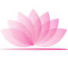 Skinclusive logo with pink overlaying petals to form a flower