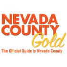 Orange and gold lettering- Nevada County Gold logo