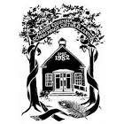 North Columbia Schoolhouse Cultural Center logo with a silhouetted schoolhouse, a feather and banners encircling trees