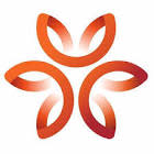 Sierra Nevada Memorial Hospital- Dignity Health logo in Orange loops forming an abstract flower
