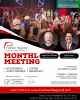 Promotional flyer for the Fulshear Regional Chamber “FOR” Commerce Monthly Meeting on Wednesday, October 14, 2026