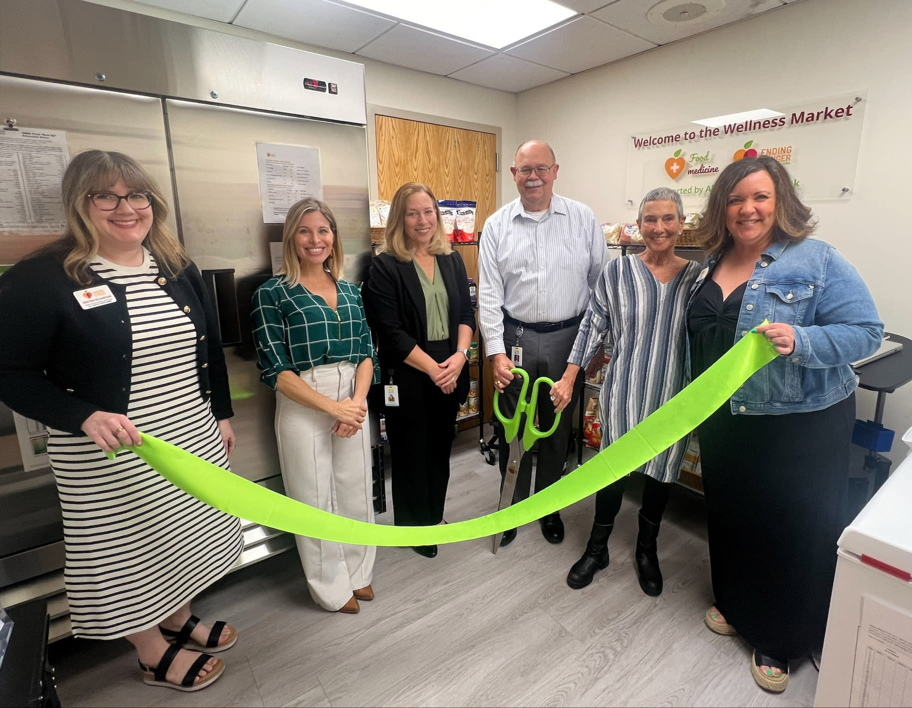 All Faiths Food Bank Wellness Market ribbon-cutting