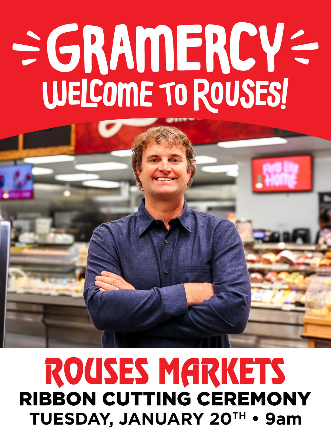 Rouses Market Gramercy Ribbon Cutting Tuesday, January 20, 2026