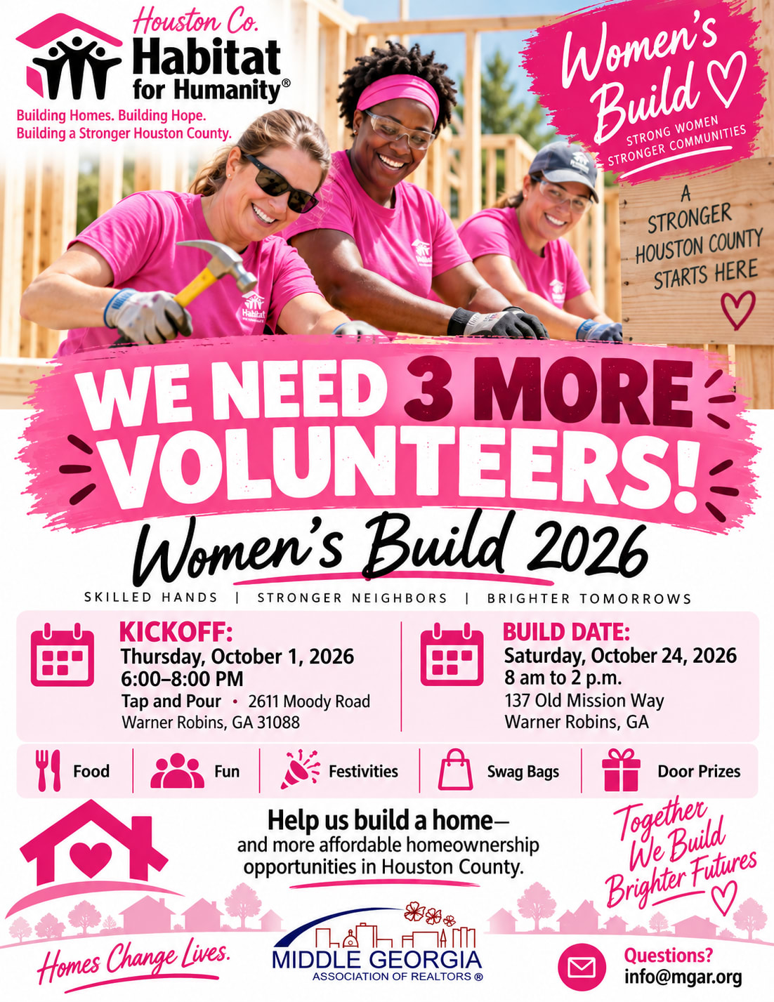 October 24th Women's Habitat Build